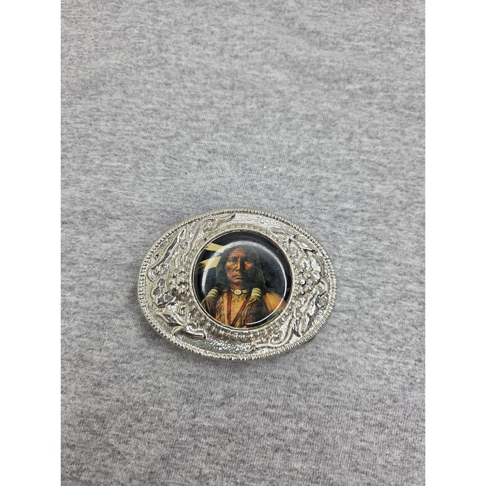Vintage Native American Southwestern Heritage Belt Buckle